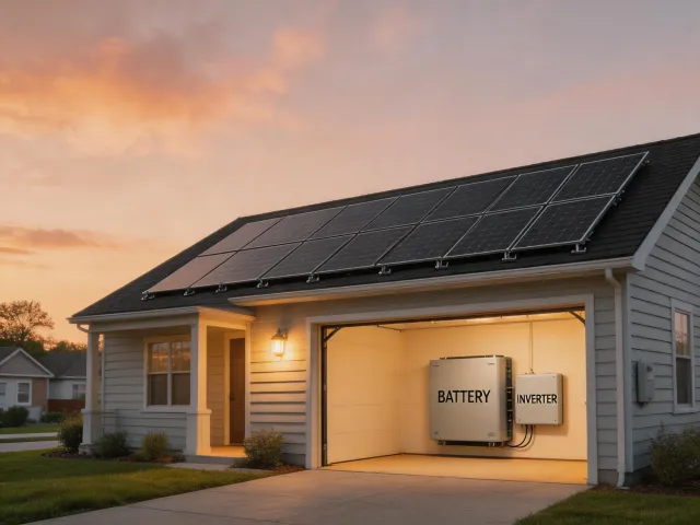 Residential rooftop solar and battery